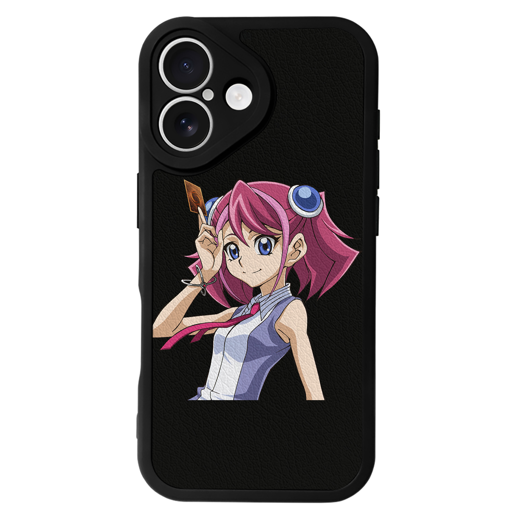 遊☆戯☆王 Yu-Gi-Oh! 【iPhone 16シリーズ対応】シリコンスマホケース（レザー調） 材質：シリコン